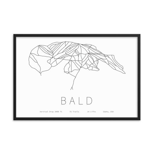 Framed Poster - Bald