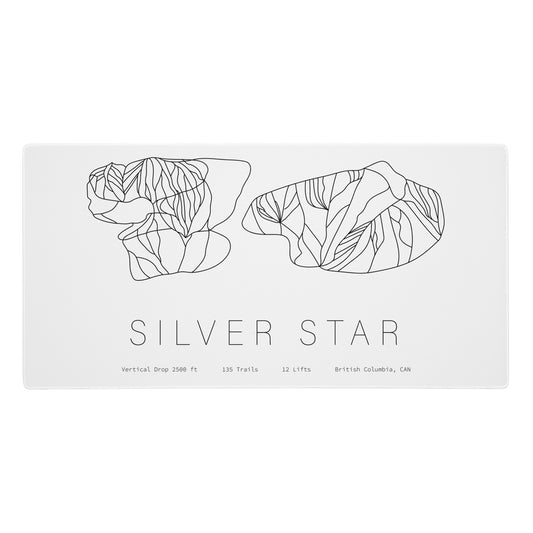 Gaming Mouse Pad - Silver Star