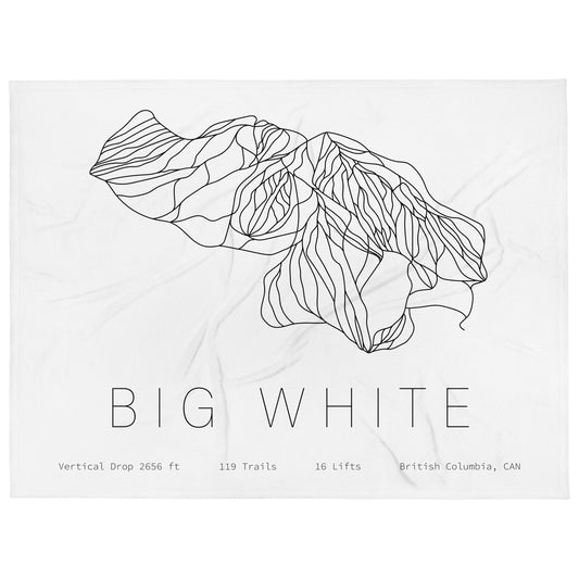 Throw Blanket - Big White
