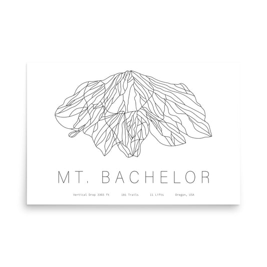 Poster - Mt. Bachelor
