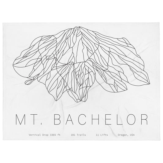 Throw Blanket - Mt. Bachelor