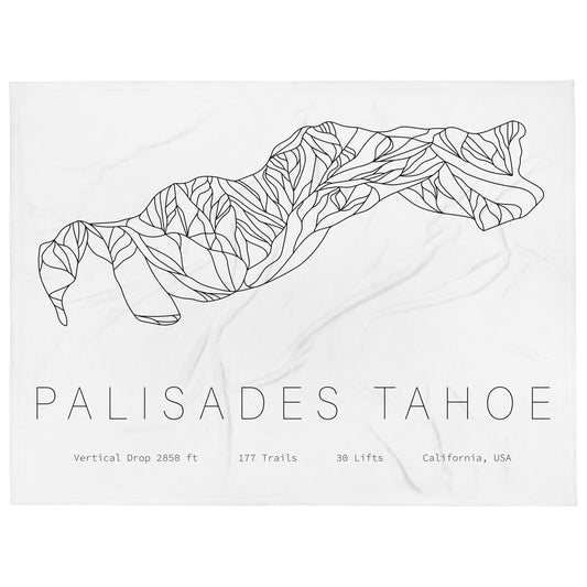 Throw Blanket - Palisades Tahoe