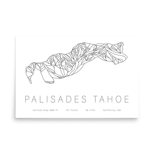 Poster - Palisades Tahoe