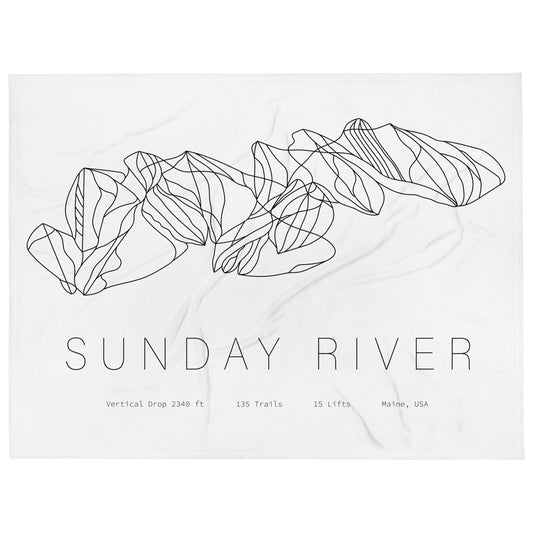 Throw Blanket - Sunday River