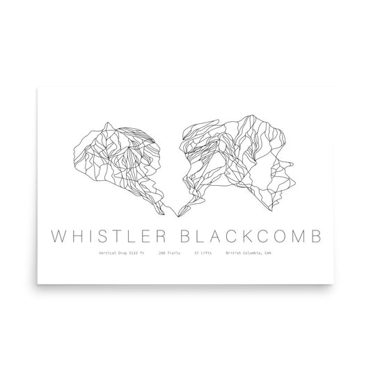 Poster - Whistler Blackcomb