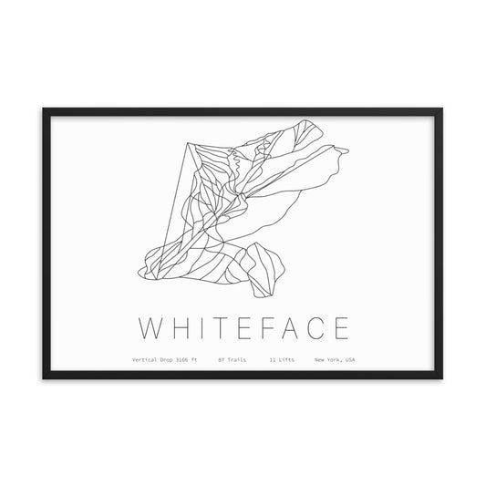 Framed Poster - Whiteface