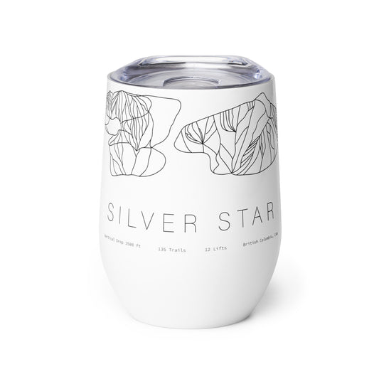 Wine Tumbler - Silver Star