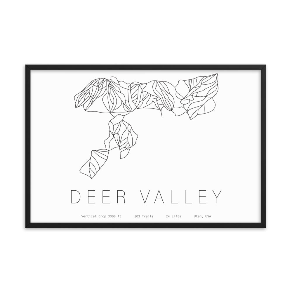 Framed Poster - Deer Valley