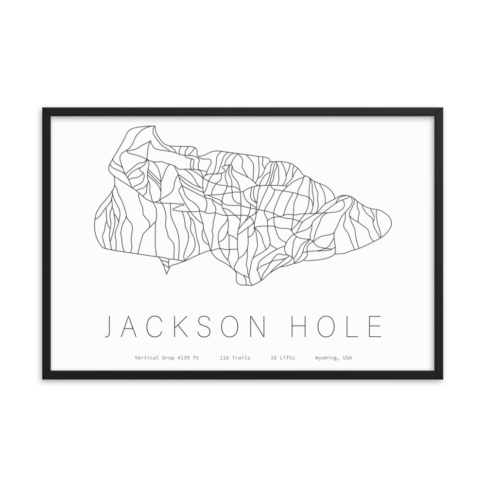 Framed Poster - Jackson Hole