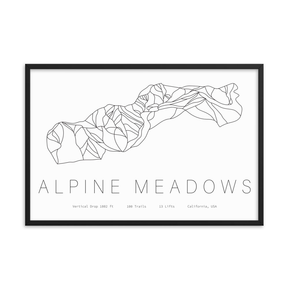 Framed Poster - Alpine Meadows