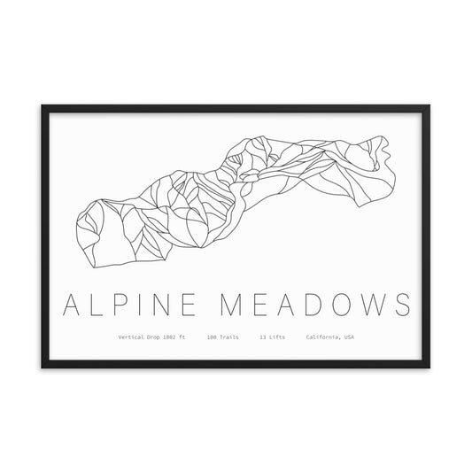 Framed Poster - Alpine Meadows