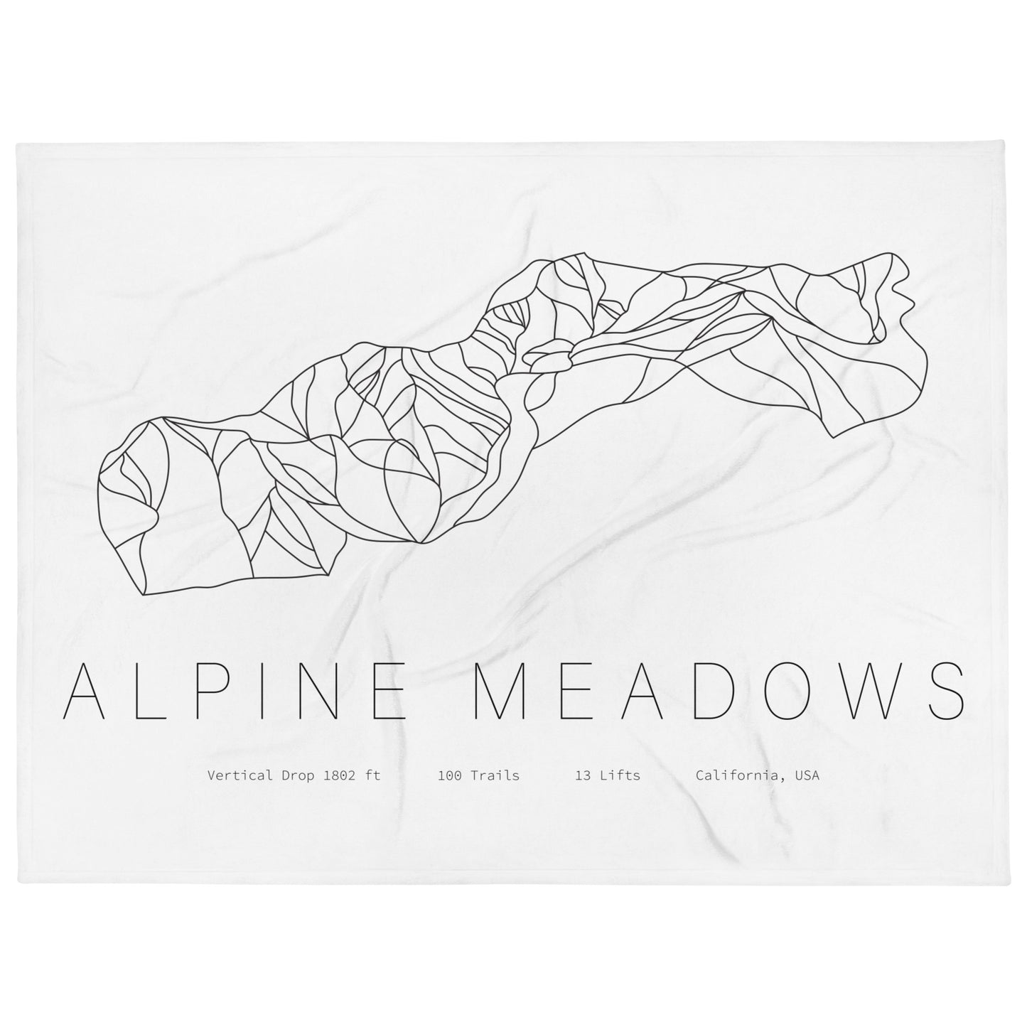 Throw Blanket - Alpine Meadows