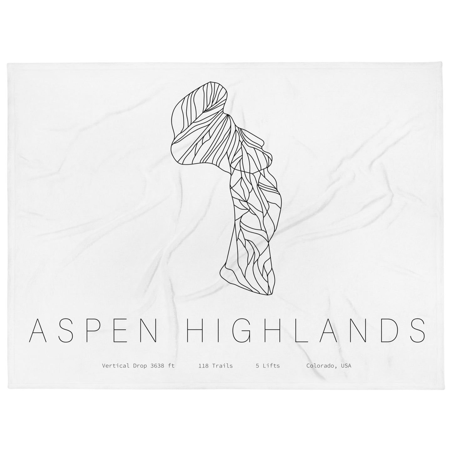 Throw Blanket - Aspen Highlands