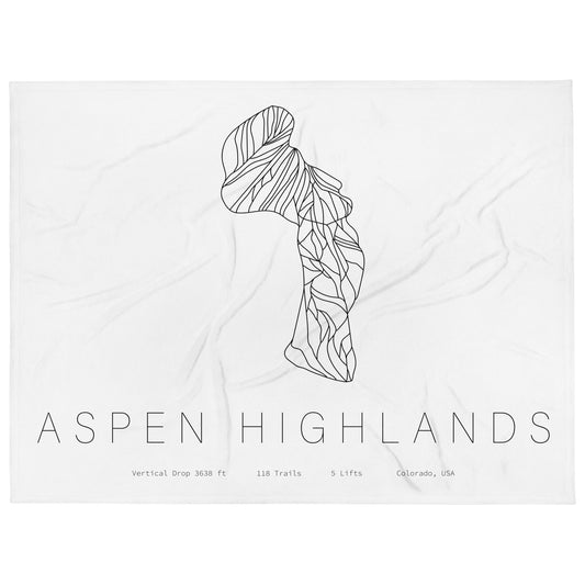 Throw Blanket - Aspen Highlands