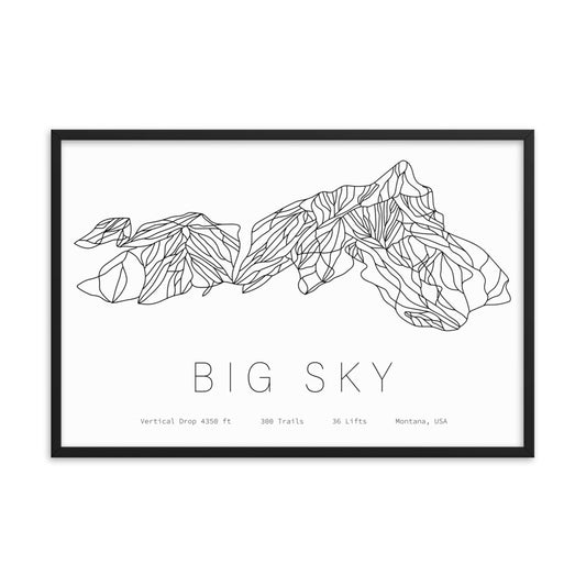 Framed Poster - Big Sky