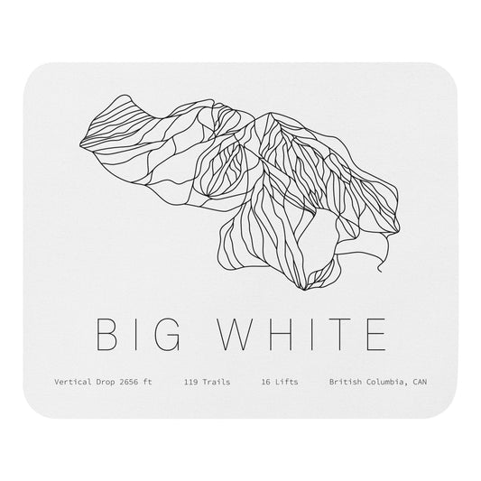 Mouse Pad - Big White