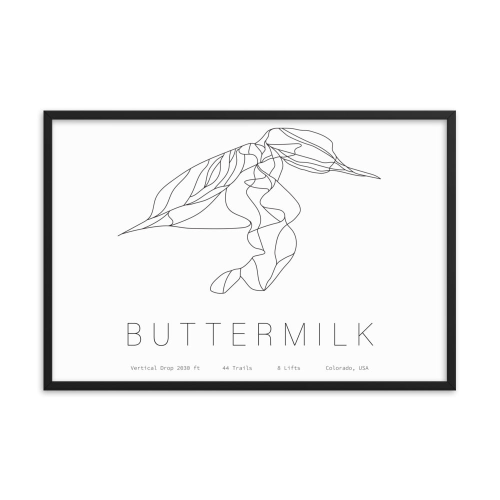 Framed Poster - Buttermilk