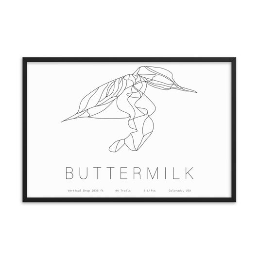 Framed Poster - Buttermilk