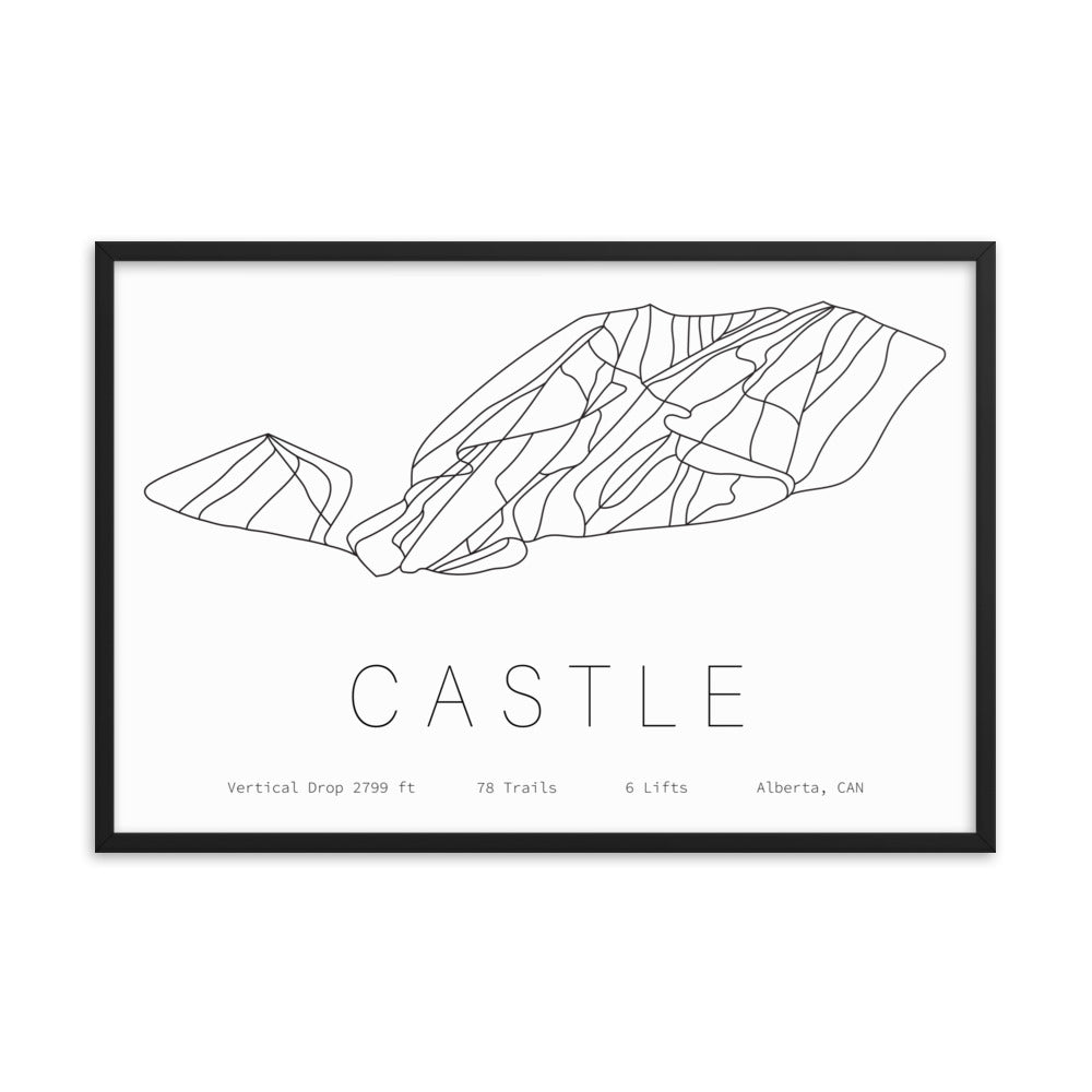 Framed Poster - Castle