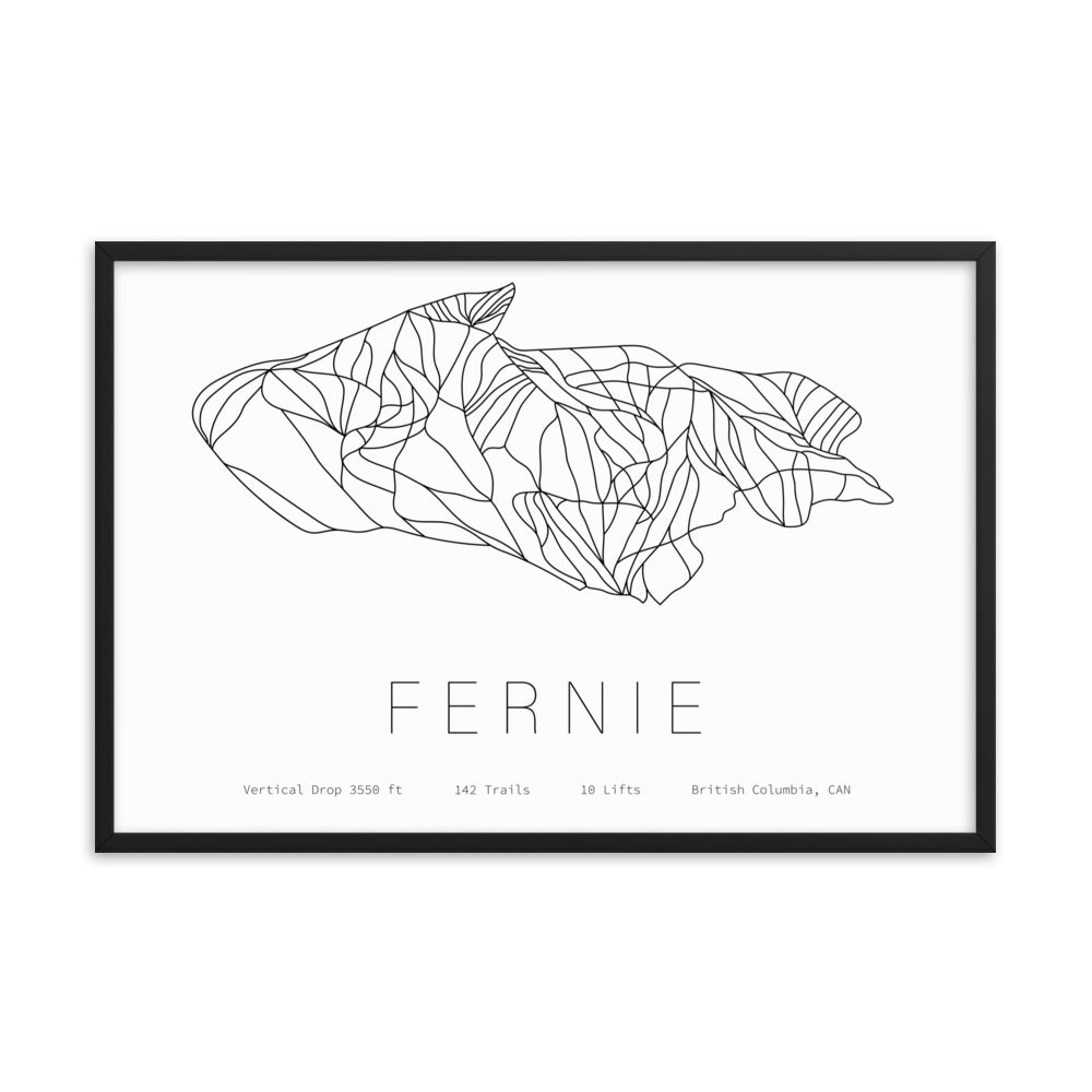 Framed Poster - Fernie