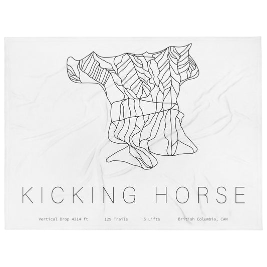 Throw Blanket - Kicking Horse