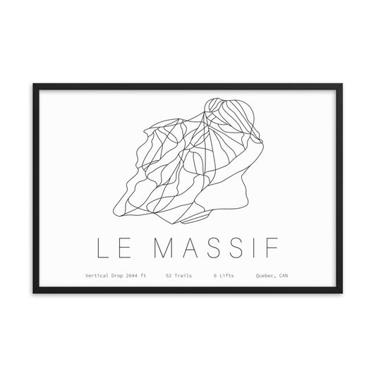 Framed Poster - Le Massif