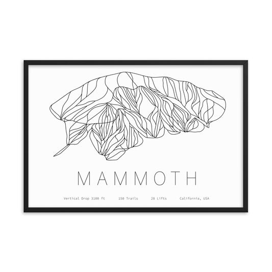 Framed Poster - Mammoth