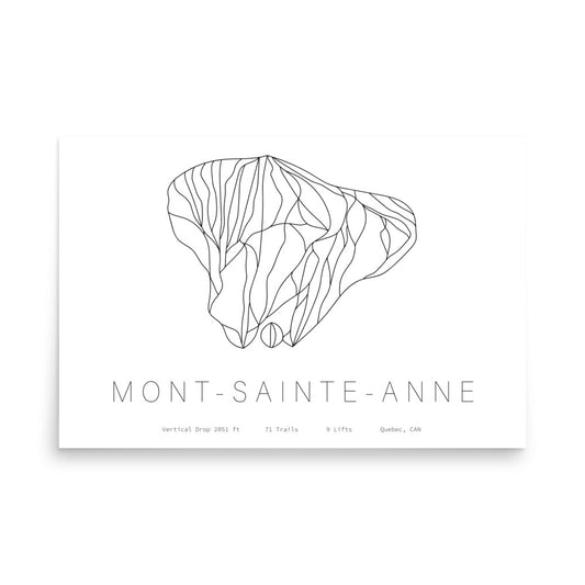 Poster - Mont-Sainte-Anne