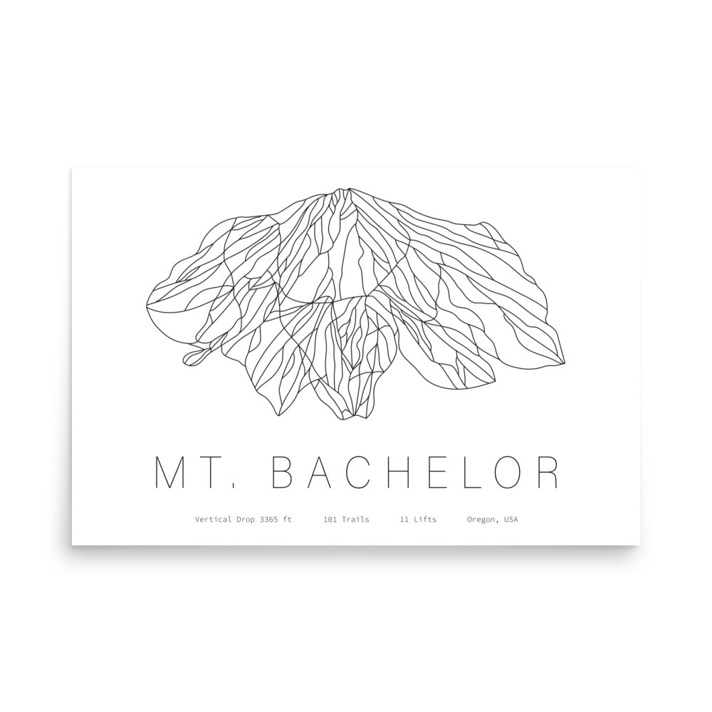 Poster - Mt. Bachelor