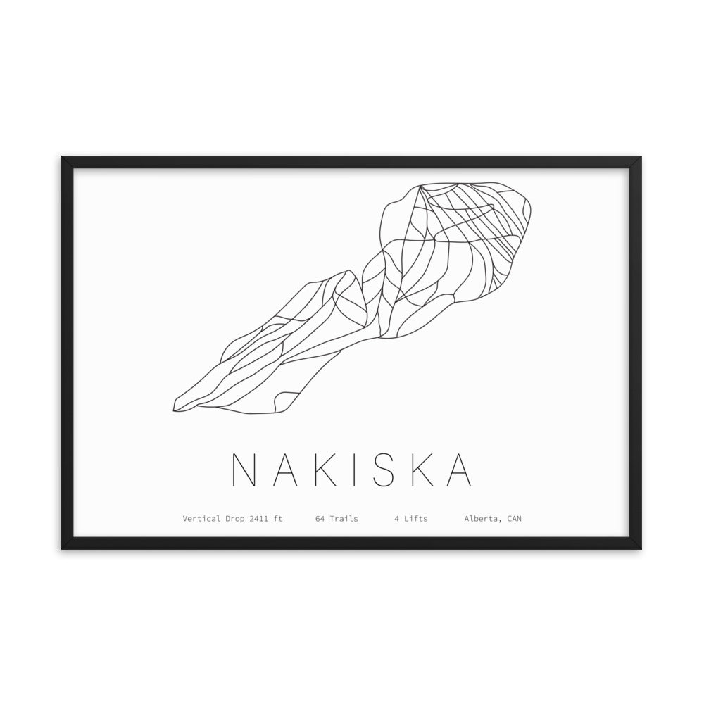 Framed Poster - Nakiska