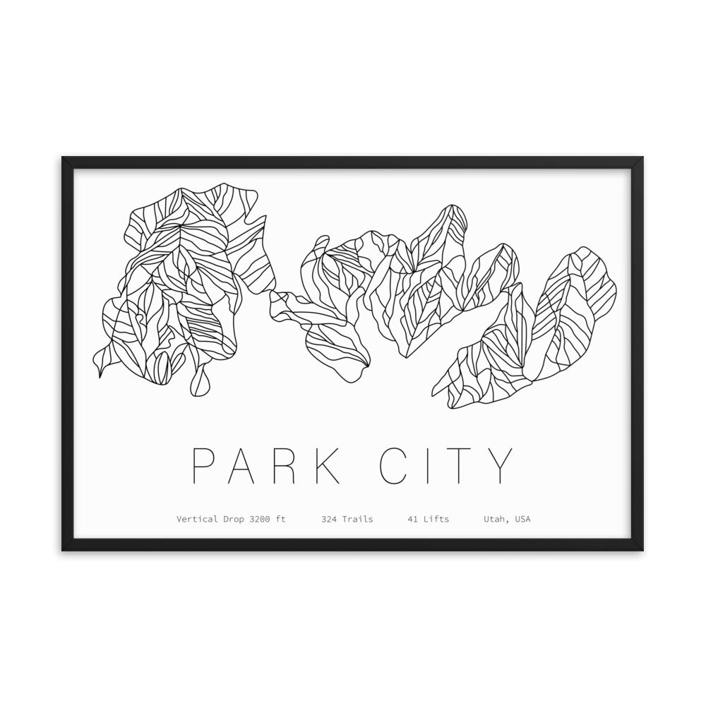 Framed Poster - Park City