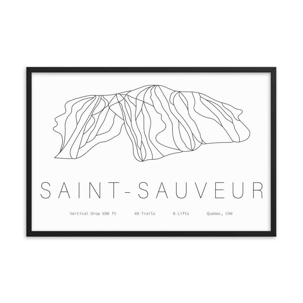 Framed Poster - Saint Sauveur