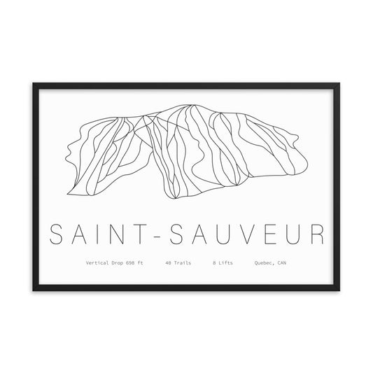 Framed Poster - Saint Sauveur