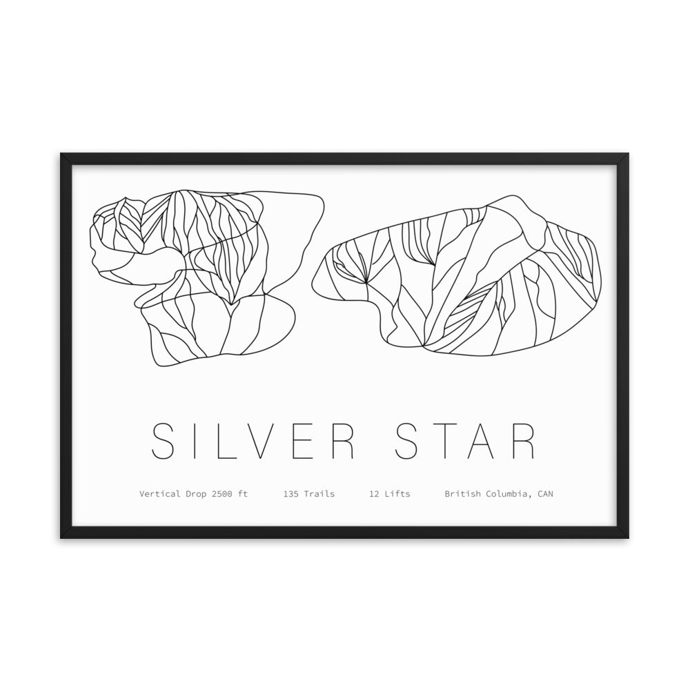 Framed Poster - Silver Star