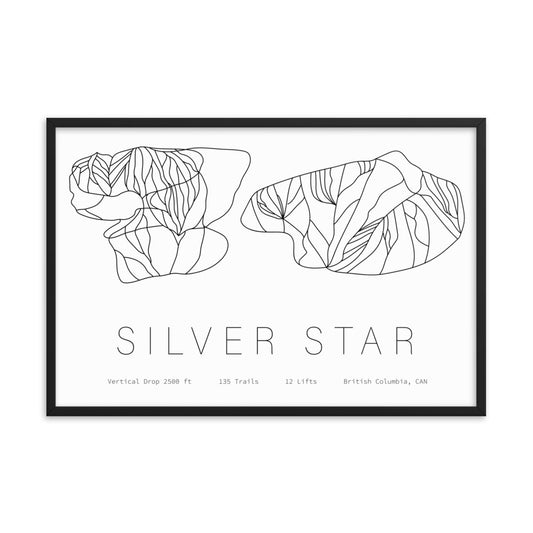 Framed Poster - Silver Star