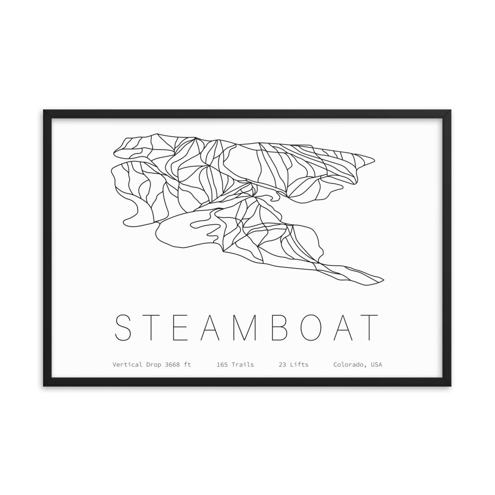 Framed Poster - Steamboat