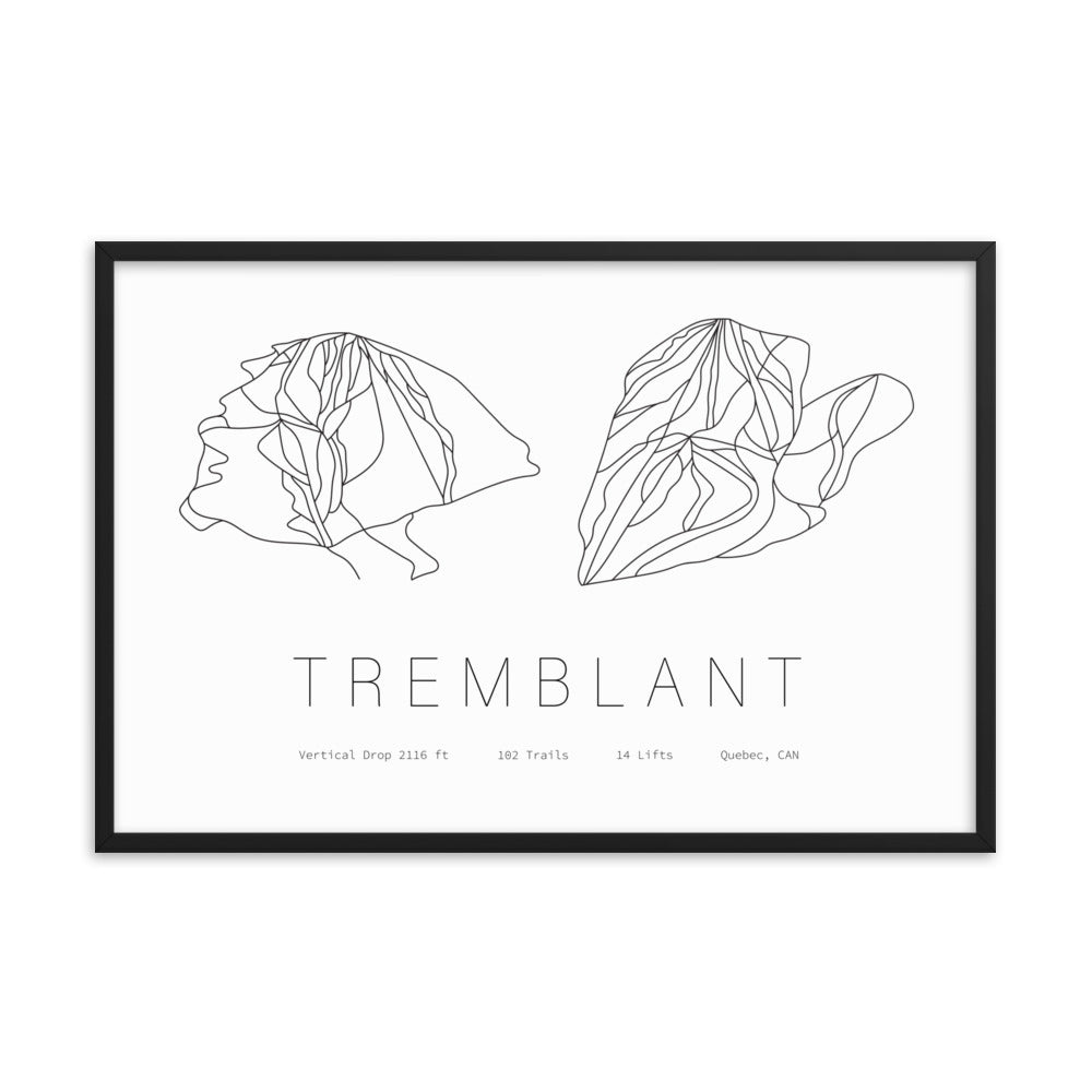 Framed Poster - Tremblant