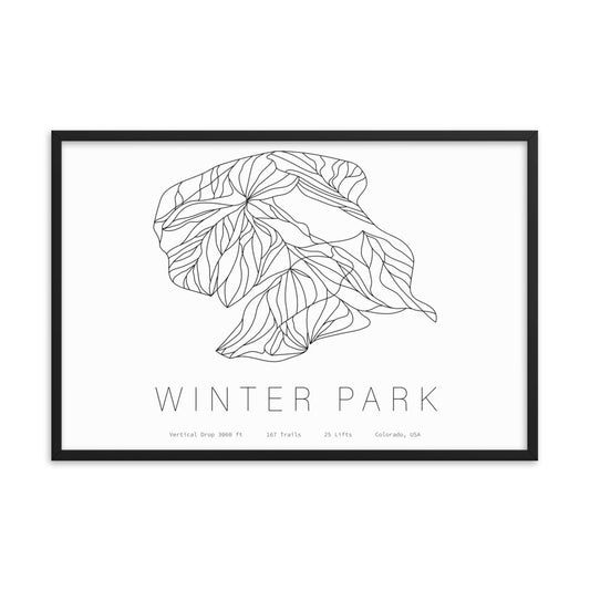 Framed Poster - Winter Park