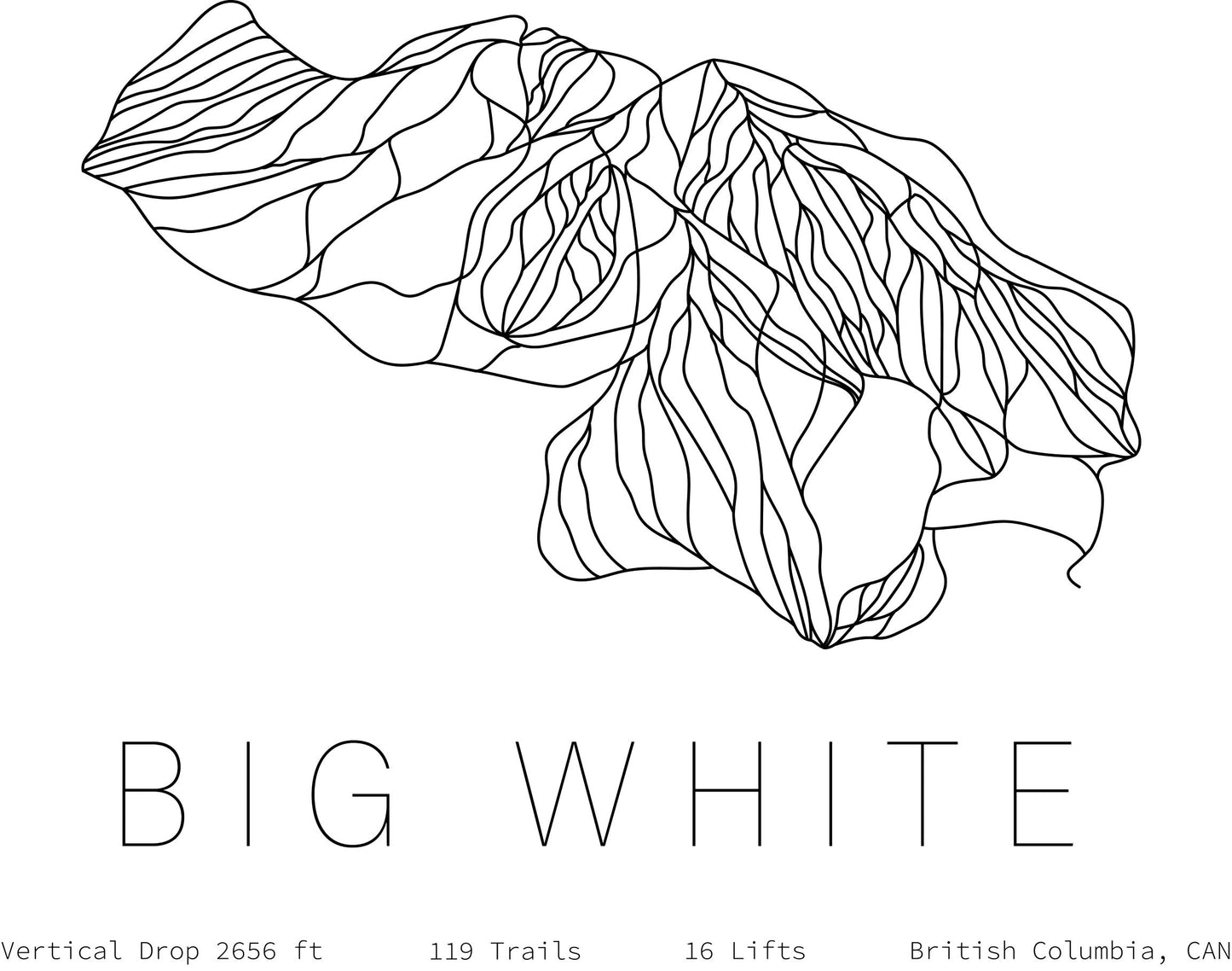 Water Bottle - Big White