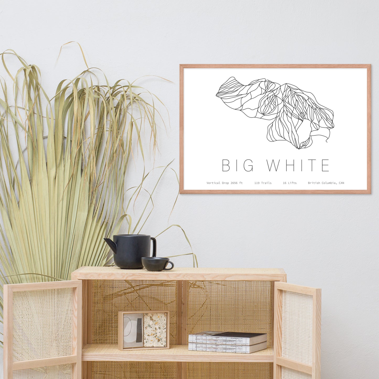 Framed Poster - Big White