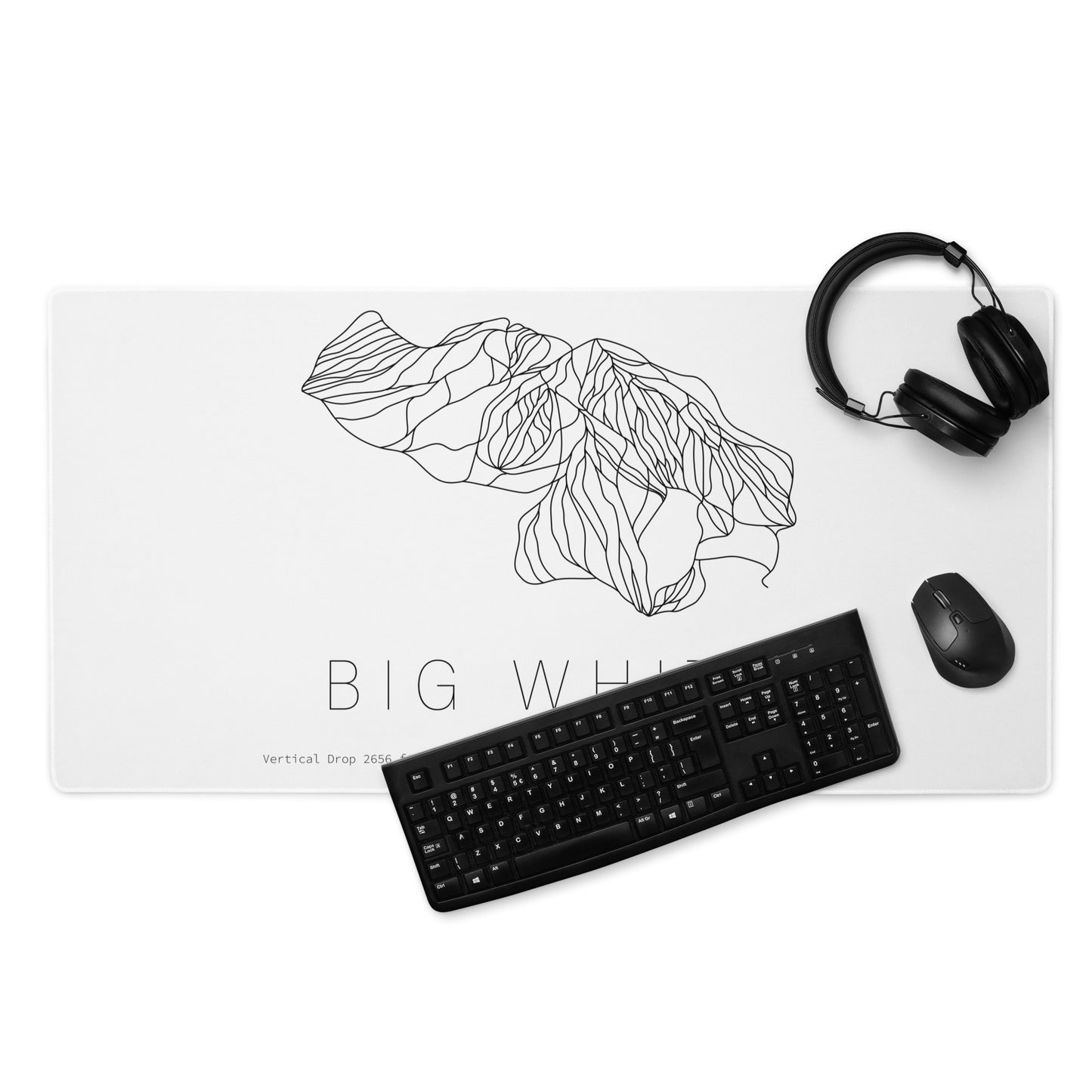 Gaming Mouse Pad - Big White