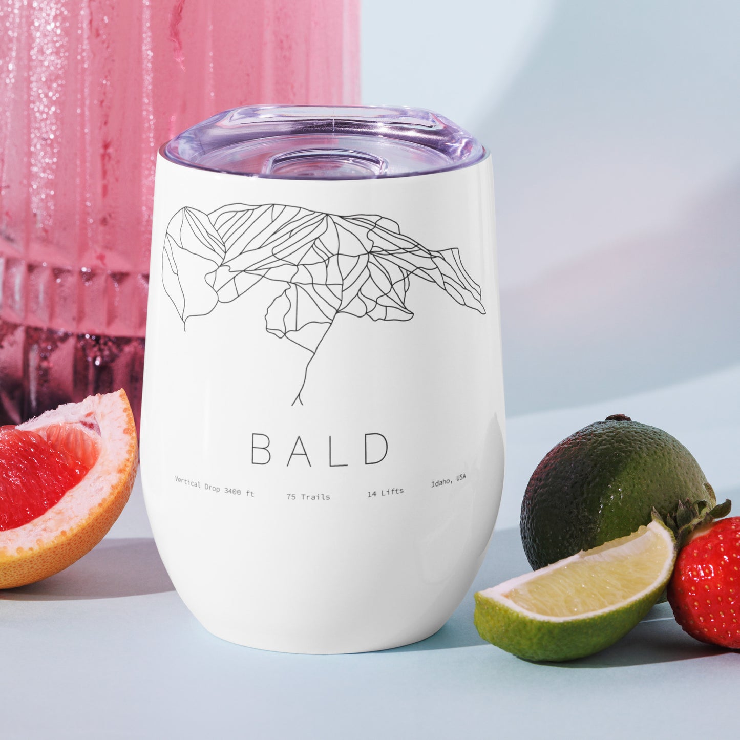 Wine Tumbler - Bald