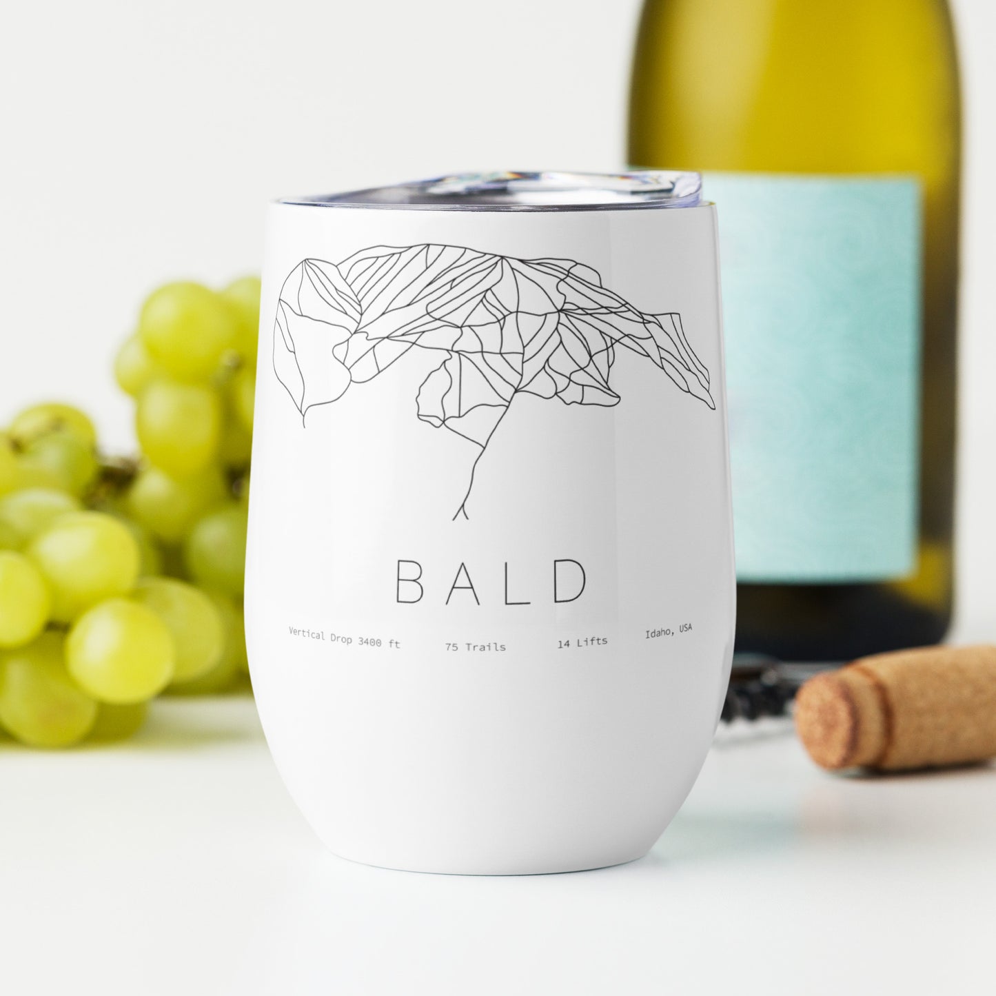 Wine Tumbler - Bald