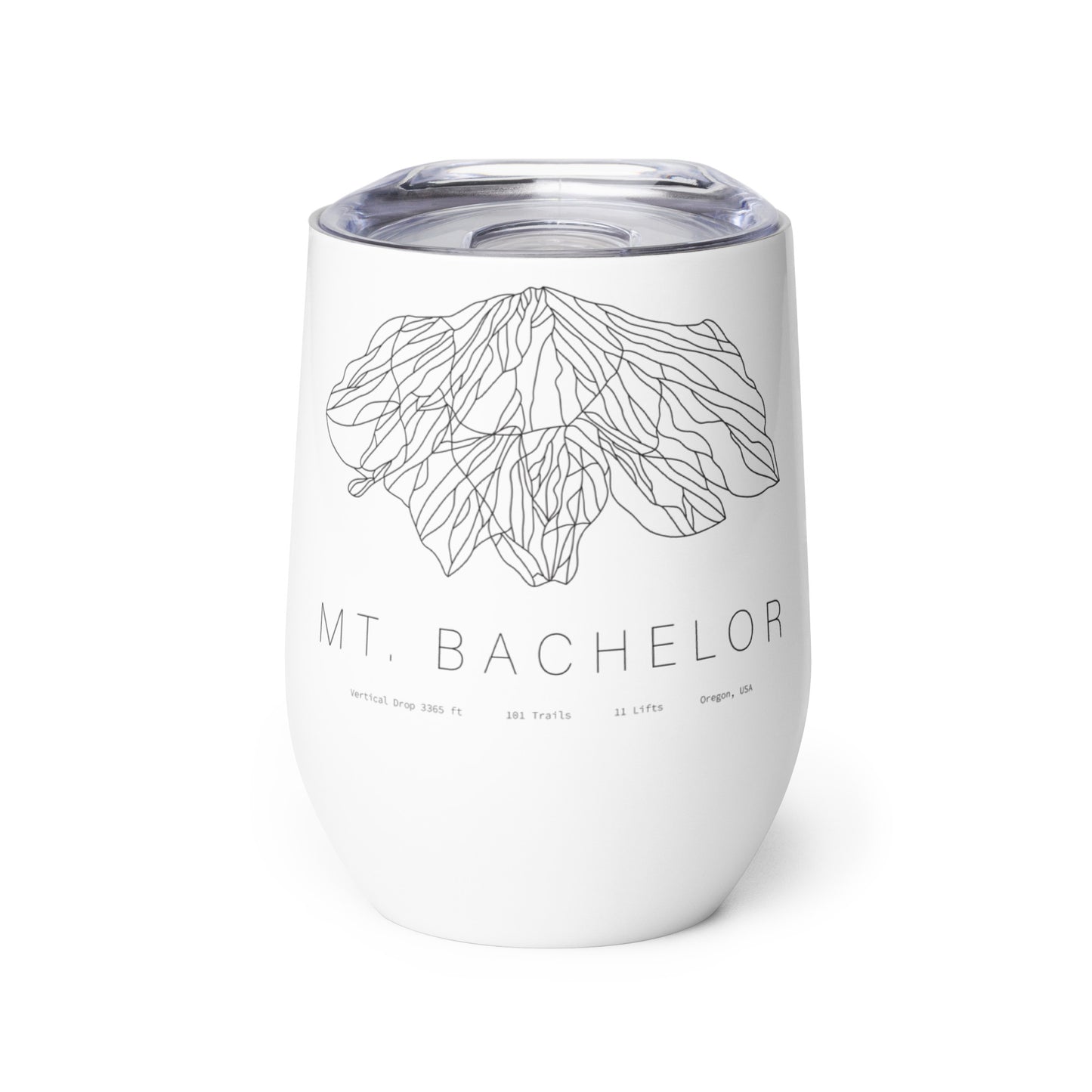 Wine Tumbler - Mt. Bachelor