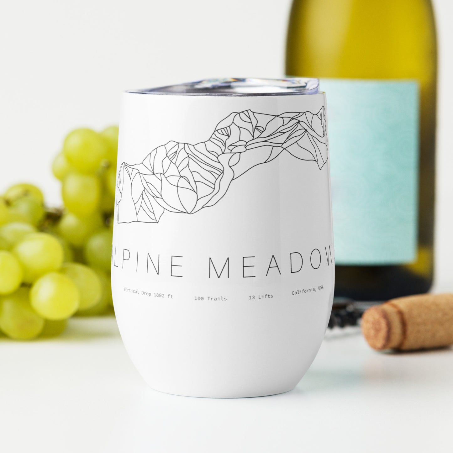 Wine Tumbler - Alpine Meadows