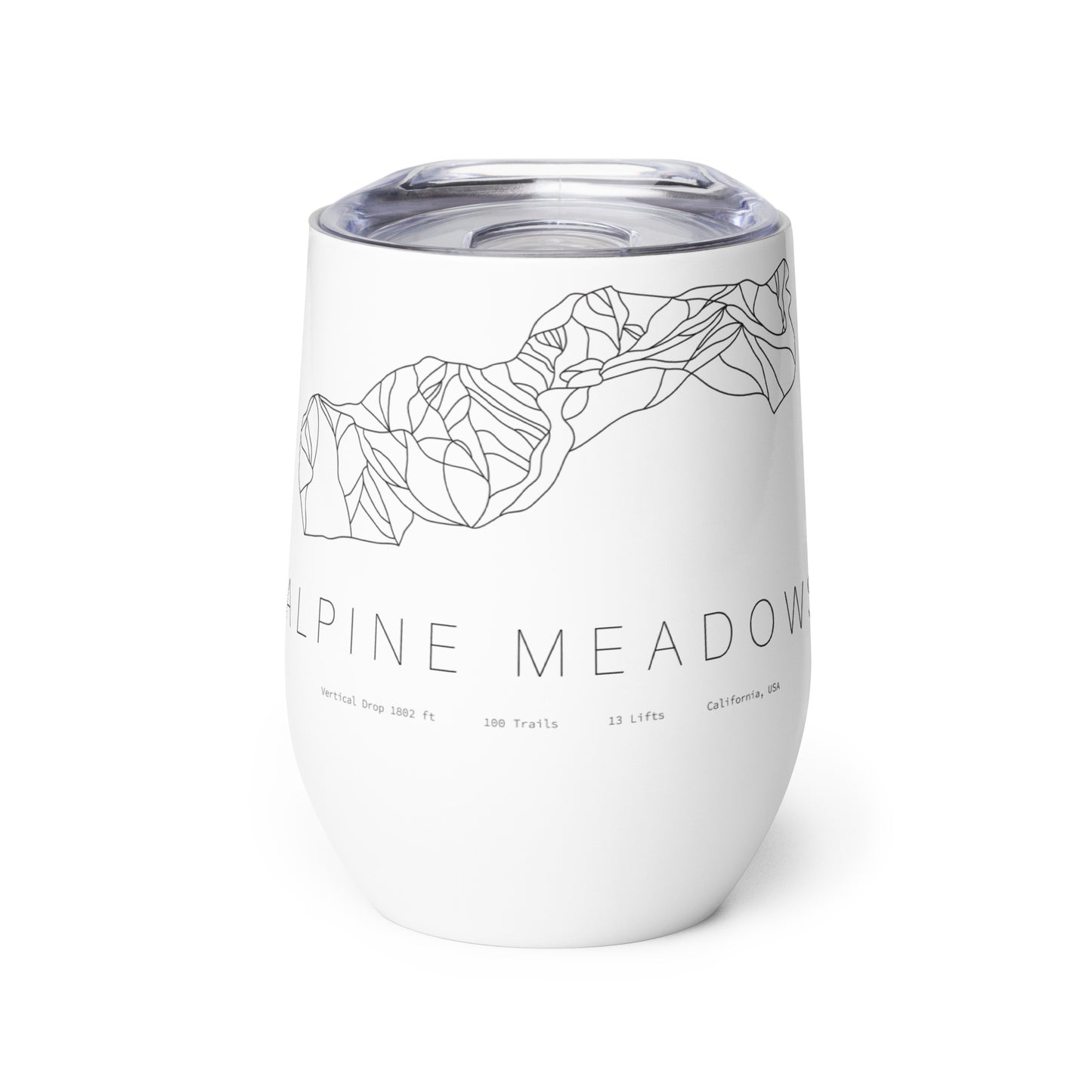 Wine Tumbler - Alpine Meadows