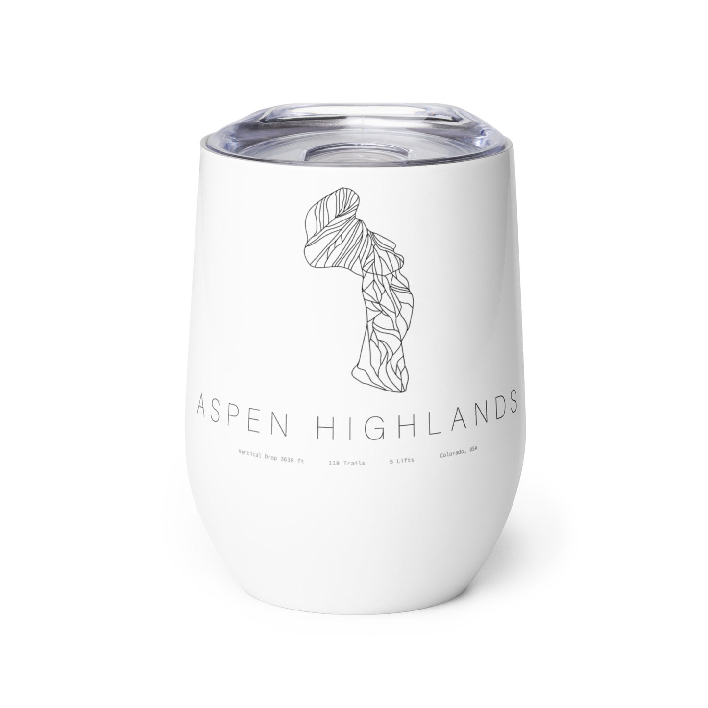 Wine Tumbler - Aspen Highlands